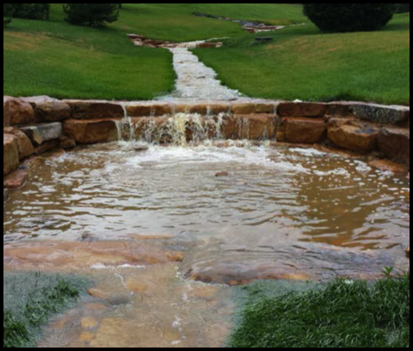 Striking channel improvements in The Orchards subdivision