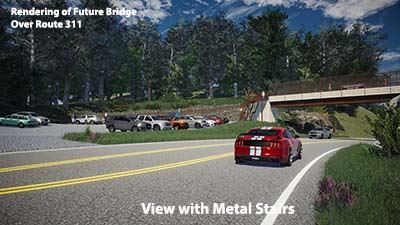 Route 311 Appalachian Trail Bridge Rendering