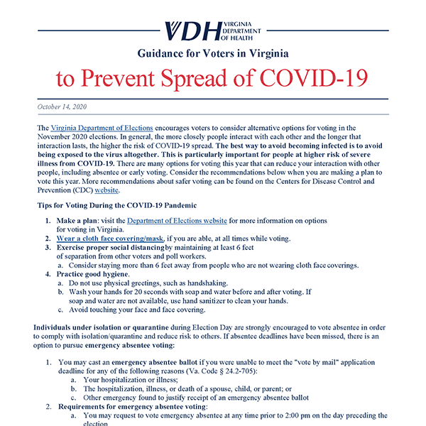 VDH Voting Guidance NF