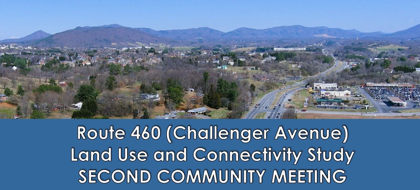 Rt 460 Land Use and Connectivity Study  Flyer Header showing the 460 Corridor