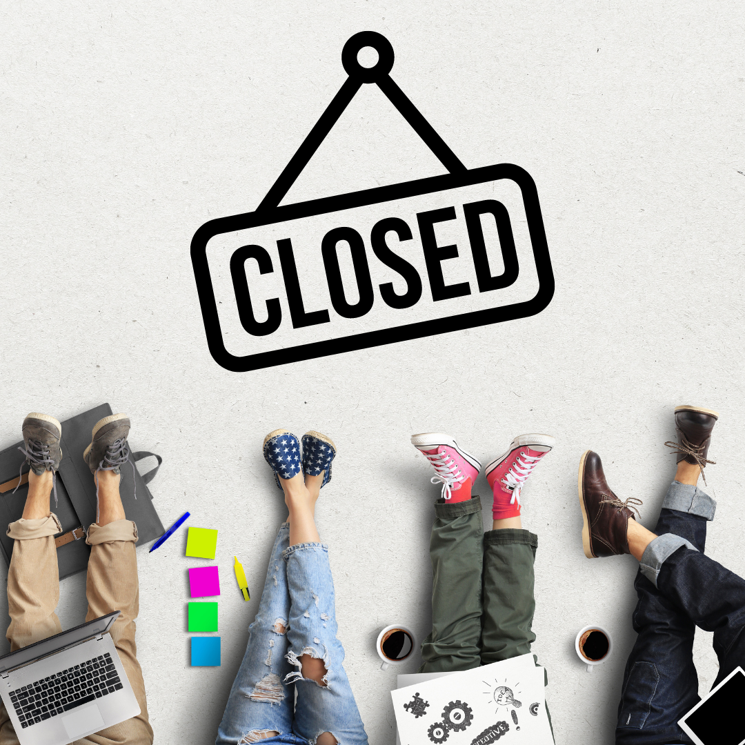 Closed, Staff on Floor/Feet