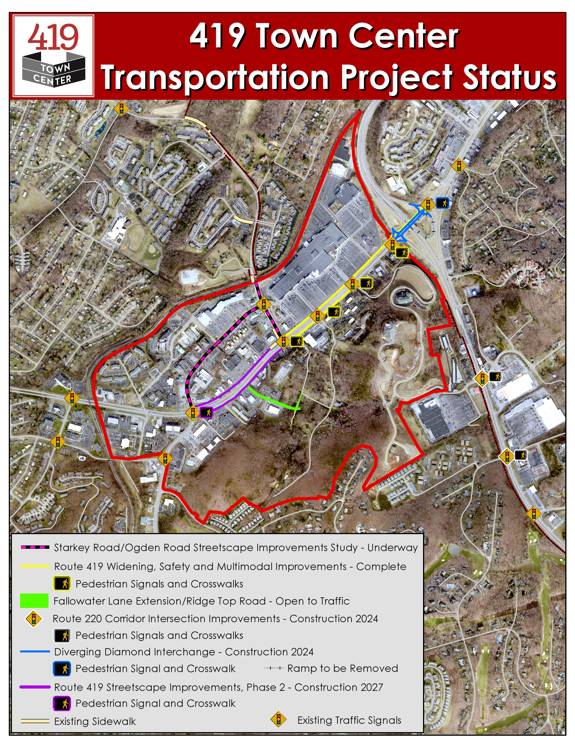 419 Town Center Plan Map