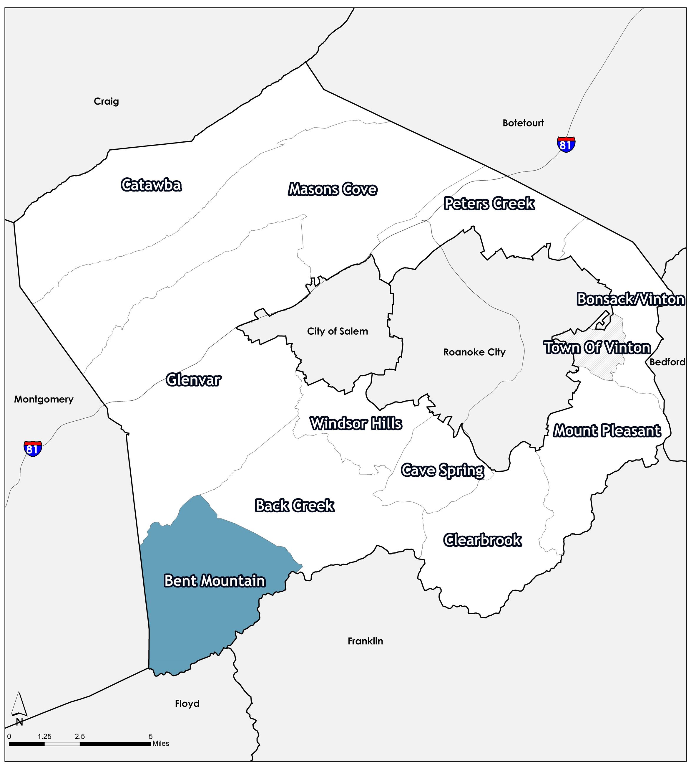 Bent Mountain CPA Basemap
