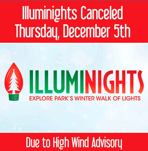 Illuminights Canceled Dec 5