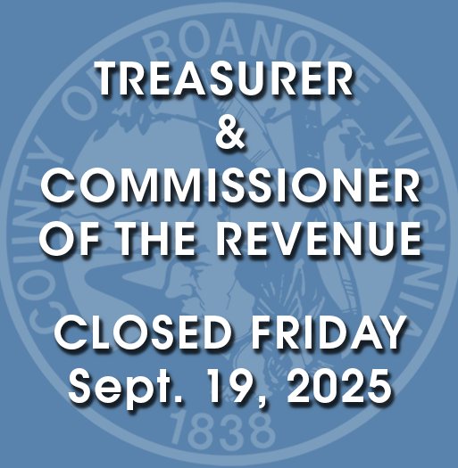 Treasurer and Commissioner Closed Sept 2025
