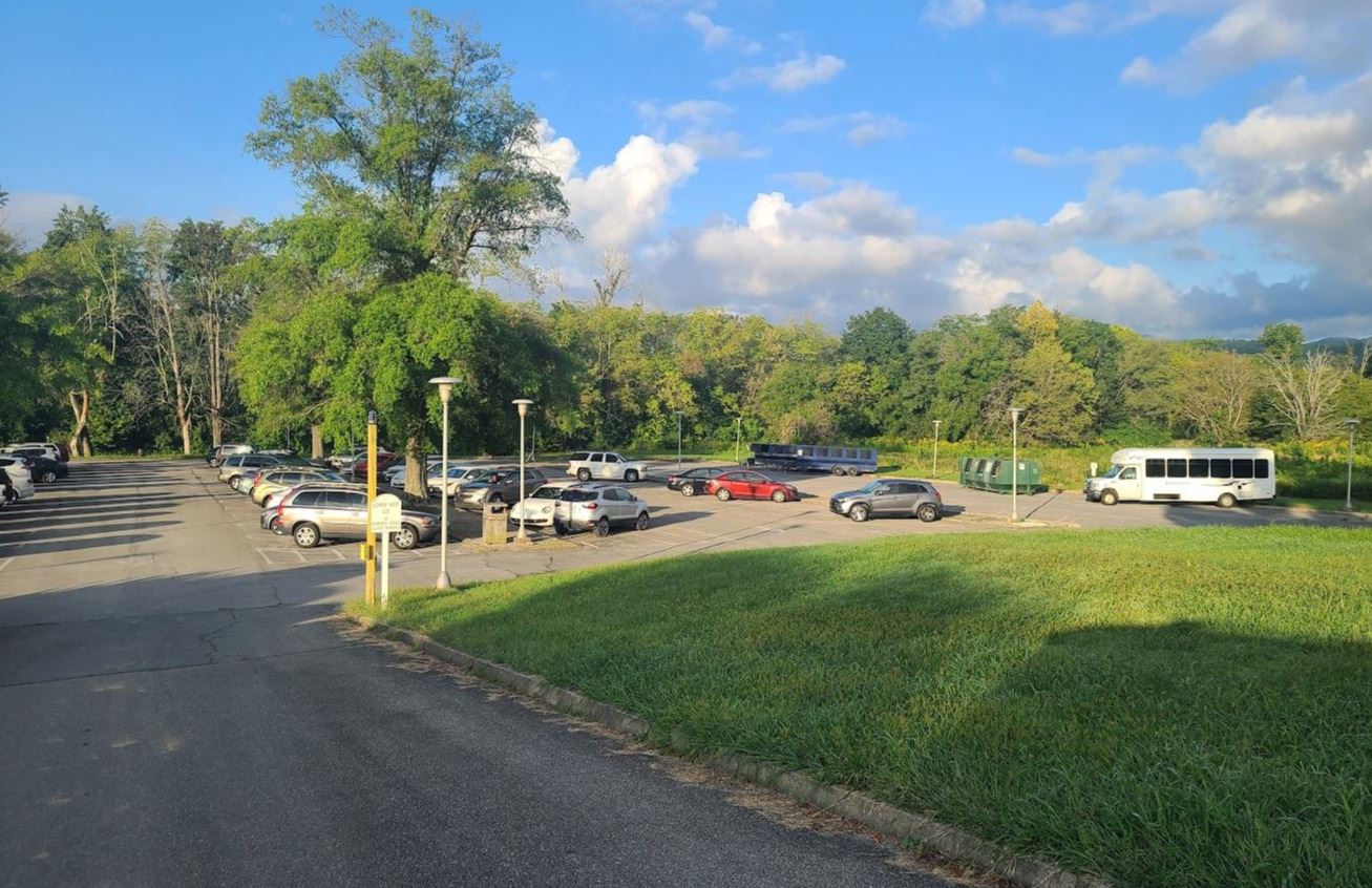 Recycle Trailers - Hollins University - Back Parking Lot of West Campus Dr