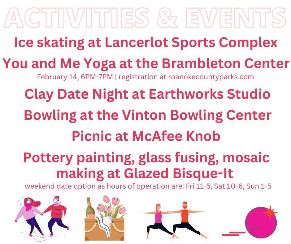 Activity Ideas for Valentine's Day in Roanoke County