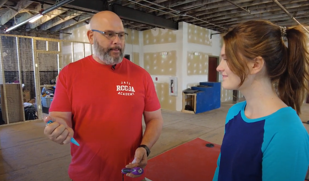 Sheriff's Office showing tools for self defense