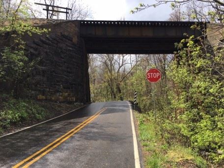 Photo of the Dry Hollow Road project Location