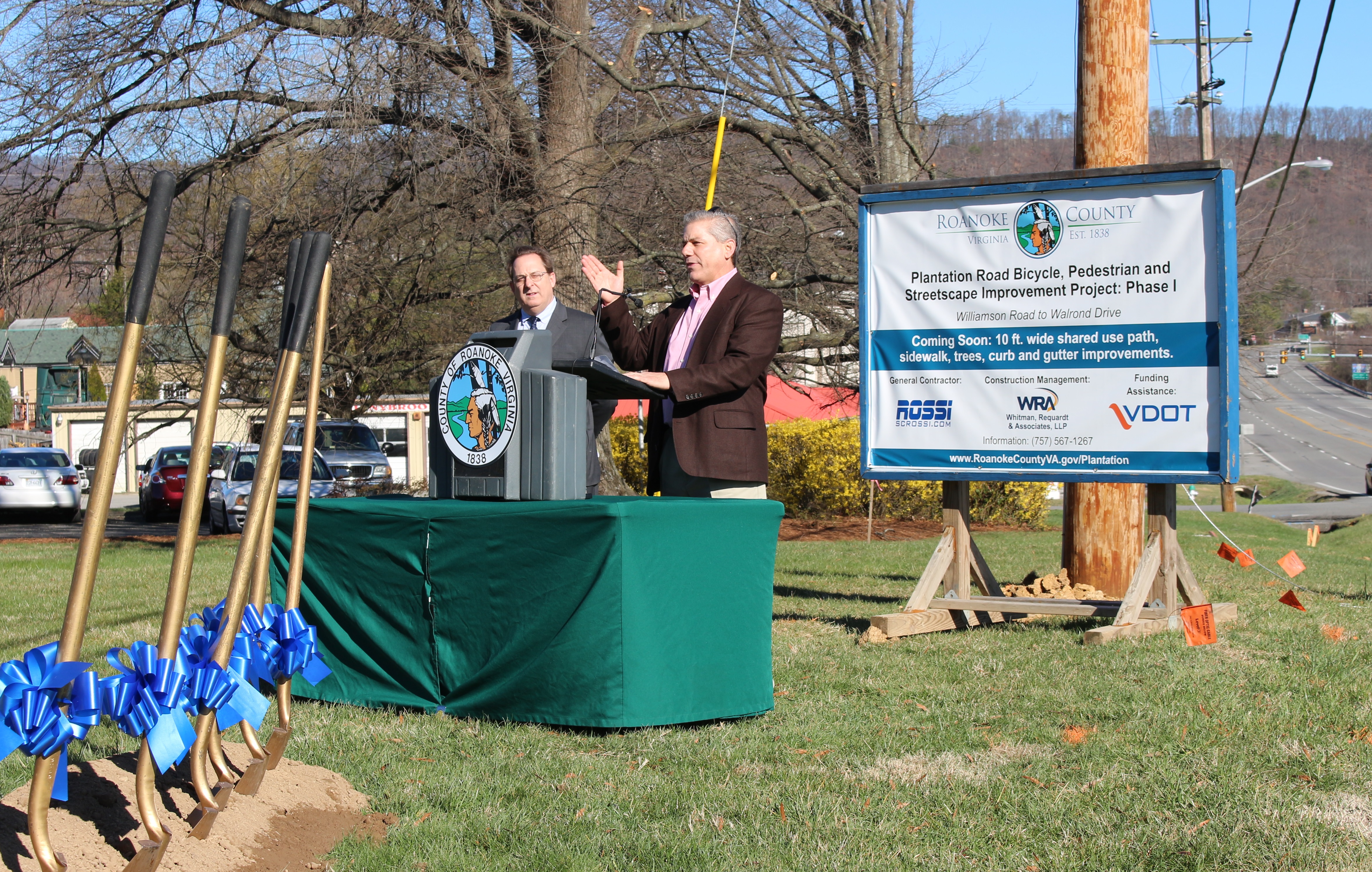 Plantation Road Groundbreaking - 3/8/2017