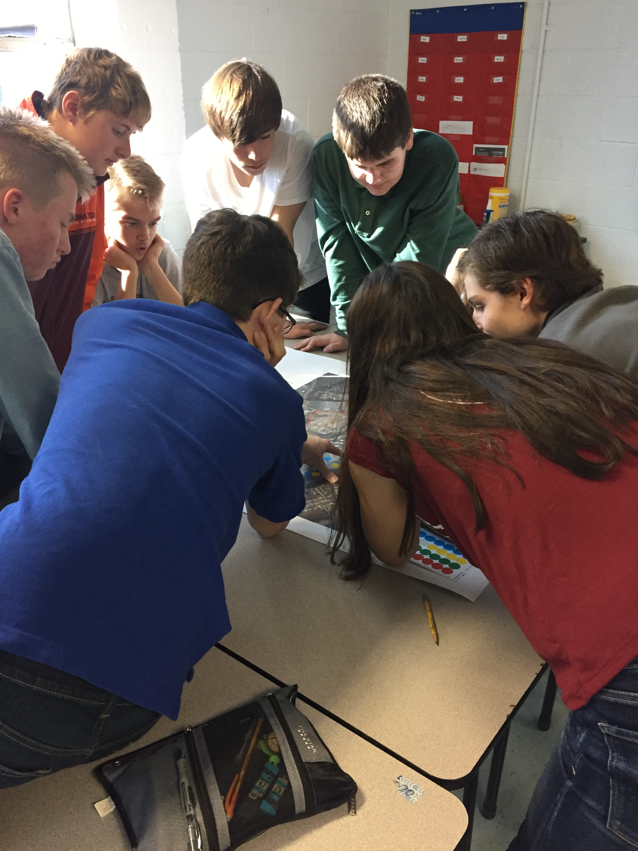 Burton Center High School Students