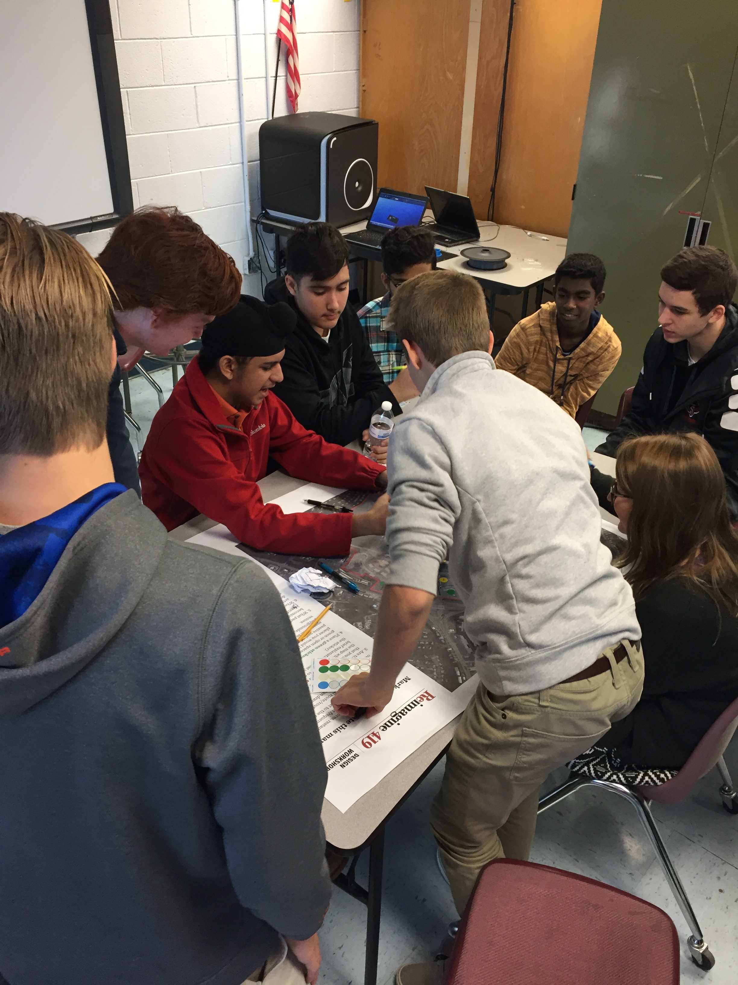 Burton Center High School Students