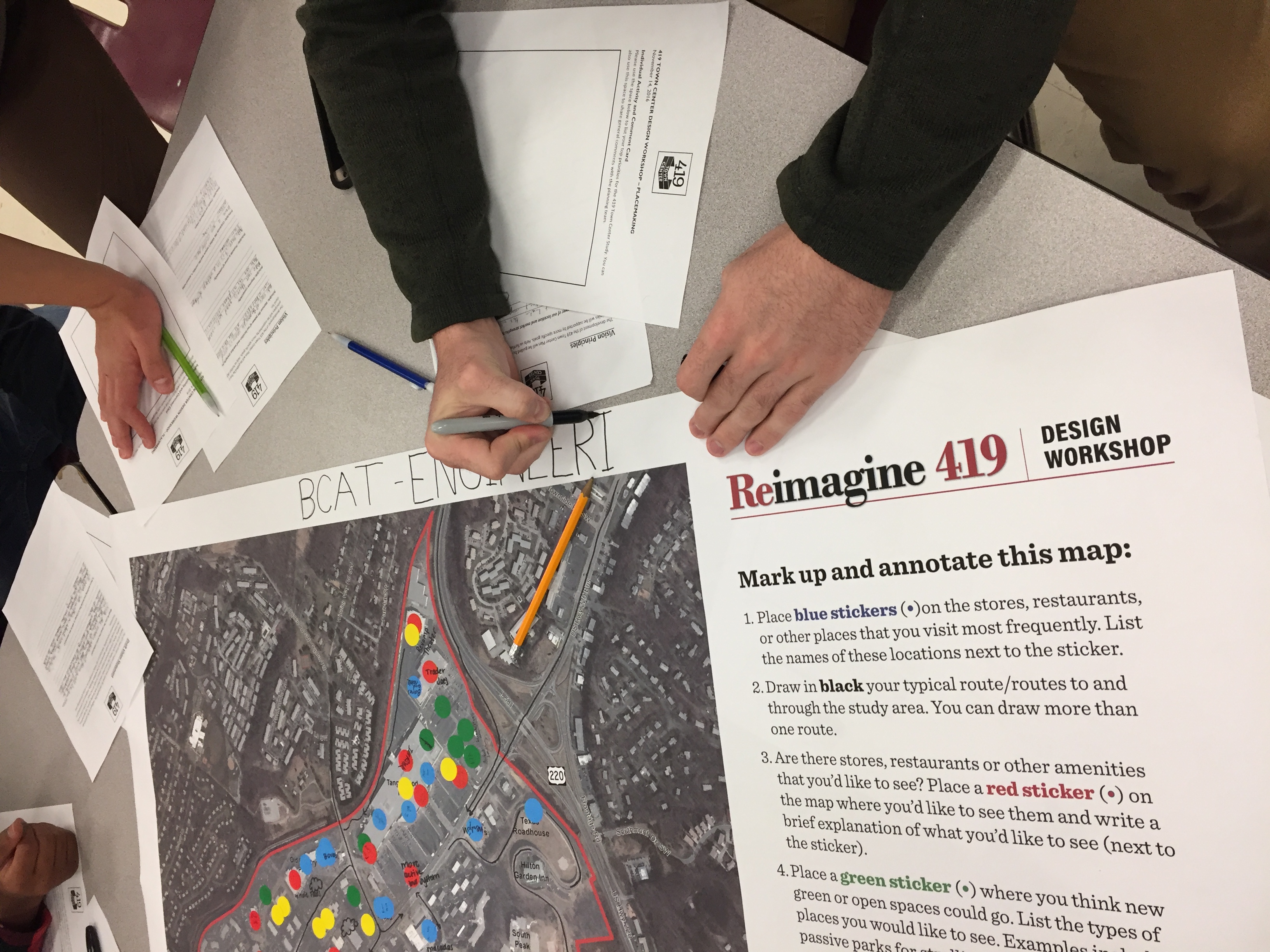 Burton Center High School Students