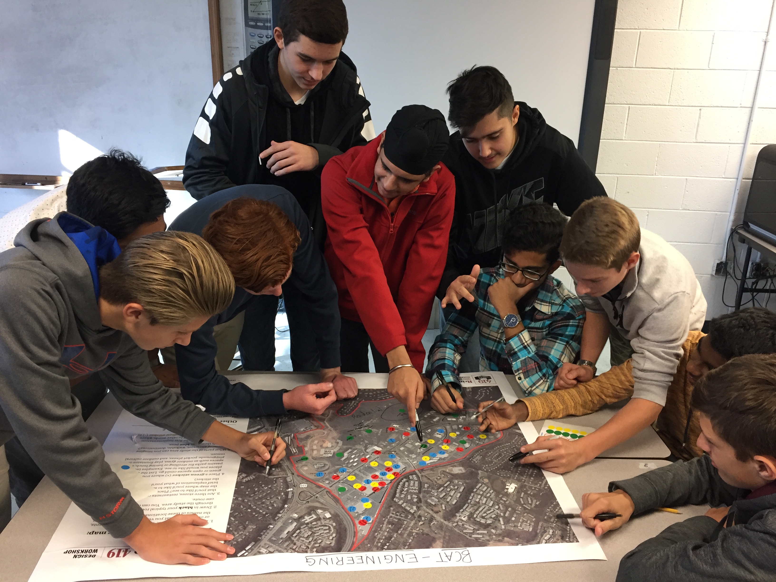 Burton Center High School Students