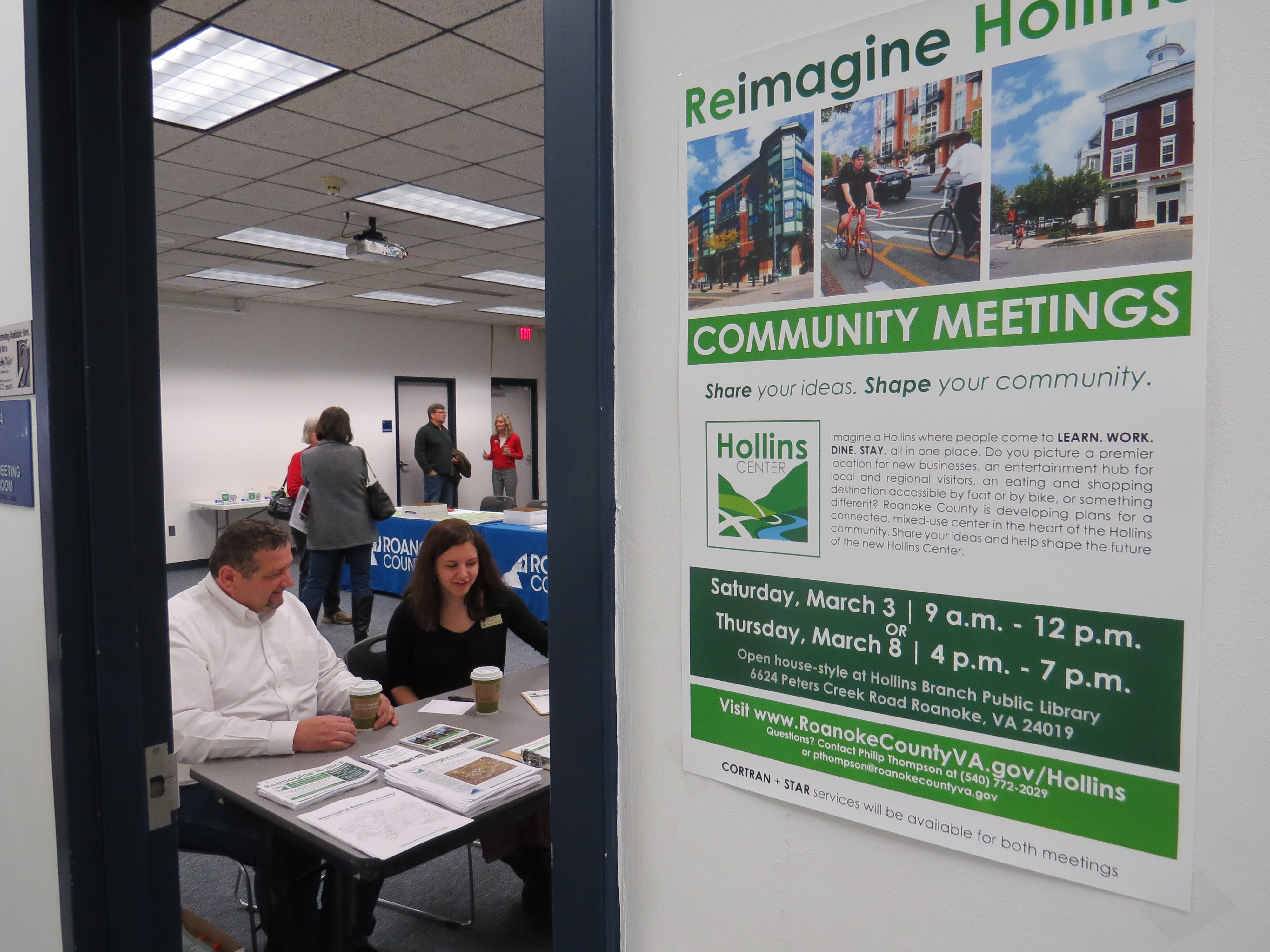 Hollins Center Community Meeting - March 2018