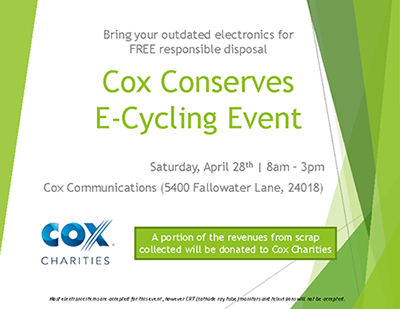 Cox Conserves E-Cycling