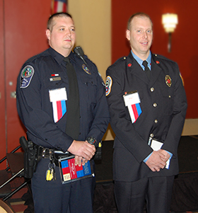 Public safety officers recognized by Red Cross