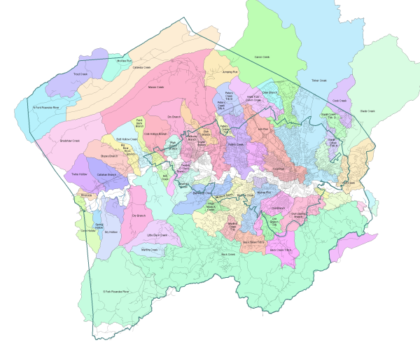 Roanoke County Watersheds